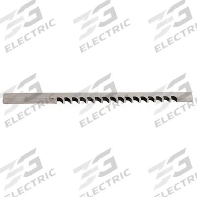 HASSAY SAVAGE CO. Keyway Broach: 1/16 in Keyway Wd, 16 in Broach Lg - Davis-Style Keyseating Broaches