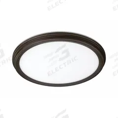 LED Flush Mount: 11 in Dia, 1 3/4 in Ht, 900 lm, 3000K/4000K/5000K, 14 W, 120V AC (MPN 56572115). Key specifications — attr1261996: 5000K; attr1262004: Oil Rubbed Bronze; attr1262010: LED; attr1262027: Nightlight; attr1262000: Round; attr1262021: 120V AC; attr1262025: No; attr1262028: Flush Mount.