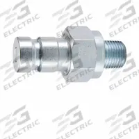 PARKER Nipple: 1/8 in, 1/8"-27 Thread Size, Male NPTF, NPTF, Steel, 0.8 g/min Max Flow Rate (MPN PD323). Key specifications — Brand: PARKER; Body Material: Steel; Connection Type: NPTF; Temperature Range: -40 to 250 Deg F; Thread Size: 1/8"-27.