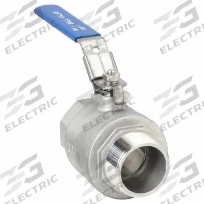 USA INDUSTRIALS Manual Two-Way Ball Valve: 2 in, 304 Stainless Steel, Straight Valve Body - Stainless Steel Ball Valves
