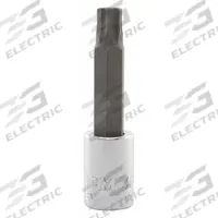 PROTO Socket Bit: 3/8 in Drive Size, Hex Tip, 8 mm Tip Size, 2 3/4 in Overall Lg, Fixed Insert (MPN J4990R-8M). Key specifications — attr1204765: Fixed Insert; attr1204767: PROTO.