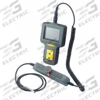 GENERAL Video Borescope: 640 x 480, 39 in Shaft Lg, 0.23 in Shaft Dia, 6 mm Camera Dia, TFT LCD (MPN DCS16HPART). Key specifications — Brand: GENERAL; Camera Pixel Resolution: 640 x 480; Features: Adjustable Brightness; Includes: AC Adapter; Includes Probe: Camera Probe Included; Display Portability: Detachable; Camera Probe: Included.