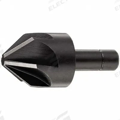 KEO Countersink: 120°, 6 Flute, 1 3/4 in Body Dia, 3/4 in Shank - Smooth-Finish Six-Flute Countersinks