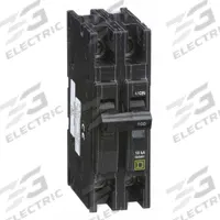 SQUARE D Miniature Circuit Breaker: 100 A, 120/240V AC, Single Phase, 10kA at 120/240V AC, 2 Poles (MPN QOU2100). Key specifications — Phase: Single; Amps: 100 A; AC Voltage Rating: 120/240V AC; Max. AIR Rating: 10kA at 120/240V AC; For Use With: Air Conditioning and Refrigeration Equipment; Brand: SQUARE D.