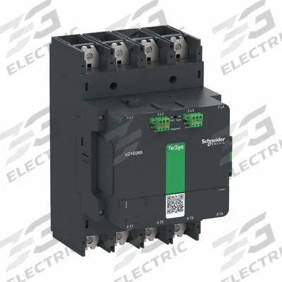 SCHNEIDER Contactor: 4 Poles, 4NO Contacts, 400 A - Non-Reversing IEC Contactors