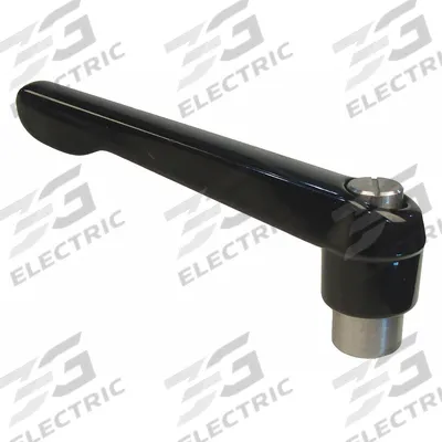 APPROVED VENDOR Adjustable Handle: Zinc w/ SS Thread, 1/4"-20 Thread, 0.35 in Thread Lg - Teardrop-Style Adjustable Handles with Threaded Hole