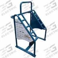 OUTDOOR-FIT Stretching Machine: 56 in Overall Ht, 36 in Overall Lg, 38 in Overall Wd, Blue (MPN OF-100-07)
