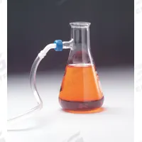 KIMBLE Filtering Flask: 4 L, Colorless, Conical, A, 12 Compatible with Stopper Size (MPN 27070-4000). Key specifications — Shape: Conical; Body Color: Colorless; Brand: KIMBLE; Compatible with Stopper Size: 12; USP Specification: Type I.