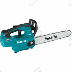 MAKITA Chainsaw Kit: 14 in Bar Lg, Top Handle, Auto Chain Oiler, 5.0 Ah Battery Capacity, 40 V (MPN GCU02Z). Key specifications — Brand: MAKITA.