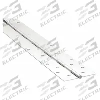 MARKAR Piano Hinge: Steel, 7 ft Leaf Ht, 1 3/4 in Leaf Wd, Screw-On (MPN FM200-001-600). Key specifications — Material: Steel.