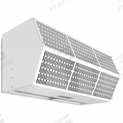 BERNER Unhtd 14"H 39"W 15"D Alumin Air Curtain: Ambient Air, Std Profile, For 3 ft Opening Wd - Ambient Sanitation-Certified Air Curtains