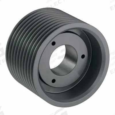 APPROVED VENDOR V-Belt Pulley: 3V650, 10 Groove, 6.5 in OD, Bushed Bore - Bushed-Bore Cast-Iron Wedge V-Belt Pulleys