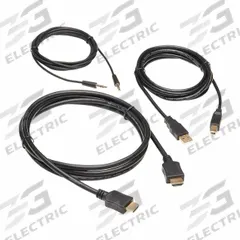 EATON TRIPP LITE Server Management Cable Kit: DVI/HDMI/Stereo Audio/USB 2.0, 3840x2160 @ 30Hz, Male (MPN P782-006-HA). Key specifications — Brand: EATON TRIPP LITE; Connection Technology: Stereo Audio; Product Type: KVM Cable Kit; Supported Video Resolution - Maximum: 3840x2160 @ 30Hz; Compatible KVM Switch Type: Tripp Lite Series; End 1 Connection Type: DVI-I Dual Link; End 1 Gender: Male; End 2 Connection Type: HDMI (Male).