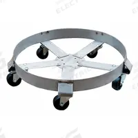 APPROVED VENDOR Drum Dolly: 1,100 lb Load Capacity, For 55 gal Container Capacity, Round, (5) Swivel (MPN 6FVH8). Key specifications — Caster/Wheel Configuration: (5) Swivel; For Container Capacity: 55 gal; Deck Shape: Round; Brand: APPROVED VENDOR.