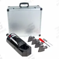 BVA HYDRAULICS Hydraulic Nut Splitter: 1 1/2 in to 1 7/8 in Bolt Size Range, 90 ton Nominal Capacity (MPN HNS90T). Key specifications — attr96694: 1-1/2 in to 1-7/8 in; attr96695: 2-3/8 in to 2-7/8 in; attr98161: HNS90T; attr98871: BVA HYDRAULICS.
