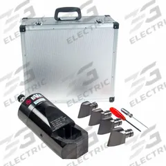 BVA HYDRAULICS Hydraulic Nut Splitter: 1 1/2 in to 1 7/8 in Bolt Size Range, 90 ton Nominal Capacity (MPN HNS90T). Key specifications — attr96694: 1-1/2 in to 1-7/8 in; attr96695: 2-3/8 in to 2-7/8 in; attr98161: HNS90T; attr98871: BVA HYDRAULICS.