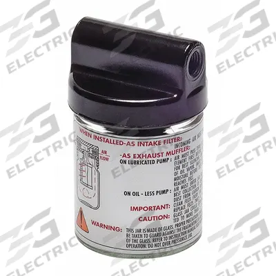 GAST Filter Assembly: V400G, 33K861/3KYY4 - Air Compressor Parts