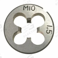 WESTWARD Alloy Steel Die, M10x1-1/2: CCT1060-140, Die