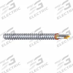 SOUTHWIRE Metal Clad Cable: 12 AWG, 2 Conductors, Copper, 100 ft, Galvanized Steel, Std, THHN (MPN 55274923). Key specifications — Brand: SOUTHWIRE.