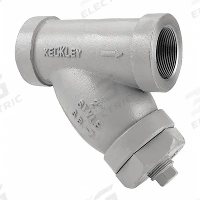 KECKLEY Y Strainer: 2 in, NPT, Perforated, 0.0625 in Screen Size, Carbon Steel - Carbon Steel Y Strainers