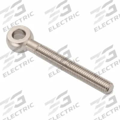 AMPG Fixed Rod End: Stainless Steel, Plain, 110 mm Hole Center-to-End Lg - Stainless Steel Male Threaded Fixed Rod Ends
