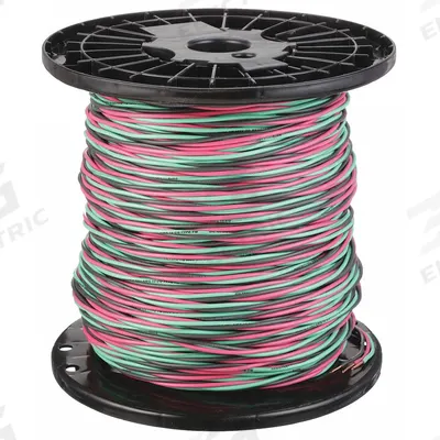 SOUTHWIRE Twisted Submersible Pump Cable: 600 V, 2 Conductors, 500 ft Lg, 12 AWG - Twisted Submersible Pump Wires