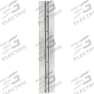 APPROVED VENDOR Piano Hinge: Stainless Steel, 12 in Leaf Ht - Full Surface-Mount Piano Hinges