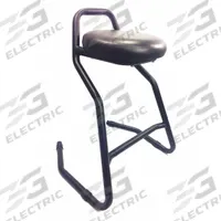 Mechanic Stool: Heavy-Duty, Fixed, 500 lb Max Load Capacity (MPN ESTOOL). Key specifications — Frame Material: Steel; Seat Adjustability: Fixed; Duty Rating: Heavy-Duty; Dimensions: 30 in x 30 in x 20-1/2 in; Brand: WHITESIDE.