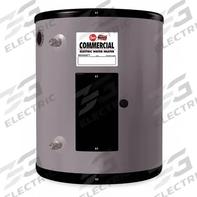RHEEM-RUUD Point-of-Use Electric Water Heater: 277V, 19.9 gal, 6,000 W, Single Phase - Compact Commercial Electric Water Heaters
