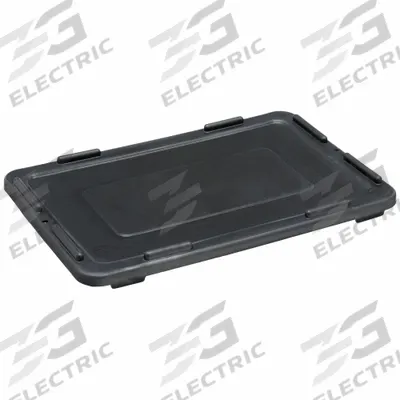 LEWISBINS Lid: 16 7/8 in x 11 1/4 in, Plastic - ESD Static-Control Divider Box Lids