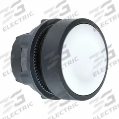 SCHNEIDER Flush Push Button: Gray, 22 mm Mounting Size, Non-Metallic, Momentary (MPN ZB5AA8). Key specifications — Brand: SCHNEIDER; Action: Momentary; Series: XB5; Push Button Material Type: Non-Metallic.