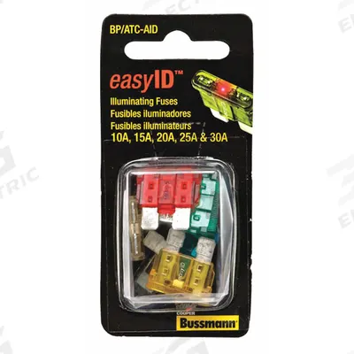 BUSSMANN Fuse Kit: Includes Series ATC-ID, Automotive Fuses - Automotive & Fleet Fuse Kits