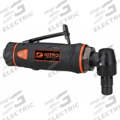 DYNABRADE Die Grinder: Right Angle Tool, 0.5 hp Horsepower, 14,000 RPM Max. Speed, 6 mm Collet Size (MPN DGR52). Key specifications — attr1320532: Right Angle; attr1320525: Tool Only; attr1320526: DYNABRADE.