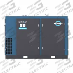 KAISHAN Vacuum Pump: 7 kW_10 hp, 3 Phase, 460V AC, 286 cfm Free Air Displacement, KRSV-010AV4S8U. Key specifications — attr51477: KRSV-010AV4S8U; attr51480: KAISHAN; attr51504: Flange; attr51550: 460V AC; attr51554: Flange; attr51559: 3.