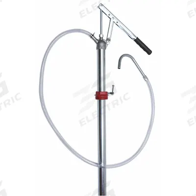 WESTWARD Hand Pump: Lever Action, Pump with Hose, 2.8 oz per stroke - Lever Handle Standard Drum Pumps