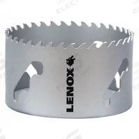 LENOX Hole Saw: 4 1/4 in Saw Dia., 3 Teeth per Inch, 1 7/8 in Max. Cutting Dp, 5/8"-18 Thread Size (MPN LXAH3414). Key specifications — attr1098070: 3; attr1098087: LENOX; attr1098073: 5/8"-18.