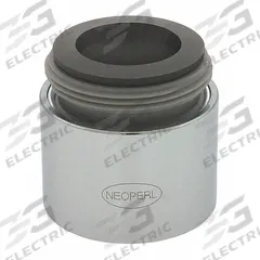 NEOPERL Outlet: 1.8 gpm Flow Rate, Aerated Flow Outlet, Brass, Chrome Finish, Dual, 40 PK (MPN 1162506). Key specifications — Includes: Vandal Resistant Key; Material: Brass; Product Type: Outlet; Connection Size: 15/16"-27; Brand: NEOPERL.