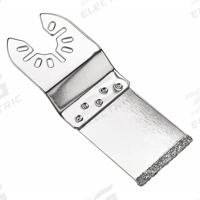 DEWALT Oscillating Scraper Blade: 1 1/4 in Blade Wd, 3 in Blade Lg, Diamond Grit - Open-Back Universal OIS Mounted Blades