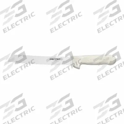 DEXTER RUSSELL Bread Knife: Scalloped, 15 in Overall Lg, Steel Blade, Plastic Handle - Bread Knives