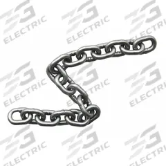 DAYTON Straight Chain: 1/4 in Chain Trade Size, 43 Chain Grade, Alloy Steel, Straight, Plain, Welded (MPN 1DJR4). Key specifications — Brand: DAYTON.