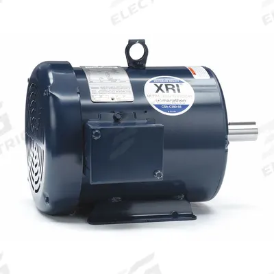 MARATHON MOTORS General Purpose Motor: Rigid Base Mount, Totally Enclosed Fan Cooled, 3 hp - Rigid Base 3-Phase General Purpose AC Motors