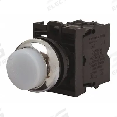 EATON Extended Push Button: 22 mm Mounting Size, Non-Metallic - Illuminated Extended-Length Push-Button Operators