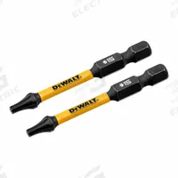 DEWALT Torsion Bit: Torsion Bit, T15 Bit Size, Imperial, Torx® Head, T15 Bit Industry Size, Std, Hex (MPN DWAF2TX15IR2). Key specifications — attr1119738: Hex; attr1119735: Imperial; attr1119740: Standard; attr1119734: S2 Steel; attr1119737: Torsion Bit; attr1119741: DEWALT.