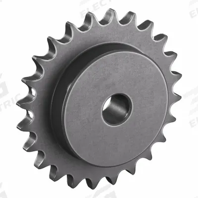 TRITAN Sprocket: One-Sided Hub, For Single Strands, 60, 24 Teeth, 5.746 in Pitch Dia - Size 60 Plain-Bore Roller Chain Sprockets