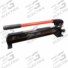 POWER TEAM Hydraulic Hand Pump: 2 Stages, Single Acting, 850 psi Max. Pressure 1st Stage (MPN P59L). Key specifications — Brand: POWER TEAM; Cylinder Compatibility: Single Acting.
