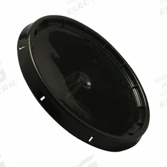 GRAINGER Lid: Gasketed, 12 1/4 in Overall Dia, Black, Plastic, Not NSF Certified (MPN 878HN2). Key specifications — attr1265148: Not Rated; attr1188872: GRAINGER; attr1265149: Not Rated; attr1188855: 878HN8; attr1188854: Plastic; attr1188856: 878HN6.