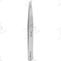 EXCELTA Tweezers: Stainless Steel, Point, Straight Tip (MPN 00D-SA-SE). Key specifications — attr1002355: Stainless Steel; attr1002345: EXCELTA; attr1002348: Stainless Steel; attr1002358: Serrated; attr1002361: 00D-SA; attr1024781: Standard.