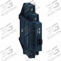 SCHNEIDER Solid State Relay: DIN-Rail Mounted, 6 A Max Output Current, SCR, AC Output (MPN SSM2A16BDR). Key specifications — Brand: SCHNEIDER; Current Type: DC; Electrical Connection: Screw Clamp; Finger Safe: Yes; Input Current: 14 to 16.87 mA; Maximum Output Current without Heat Sink: 6 A; Mounting Style: DIN Rail; Output Voltage: 24 to 280V AC.