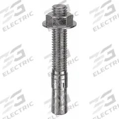 MKT FASTENING Wedge Anchor: 2 3/4 in Overall Lg, 3/8 in Dia, 3/8"-16 Thread Size, Plain, 20 PK (MPN 2738234). Key specifications — attr673140: MKT FASTENING; attr933664: Plain.