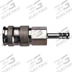 GUARDAIR Hose Barb: Steel, 1/4 in Hose Barb High Flow Coupler, 3 in Overall Lg, 14H02M. Key specifications — attr78199: Hose Barb; attr75054: 14H02M; attr75057: GUARDAIR; attr75069: 1/4 in Hose Barb High Flow Coupler; attr75074: Steel.